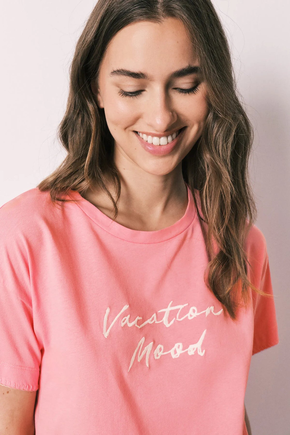 Women Secret Pink Cotton Short Pyjamas