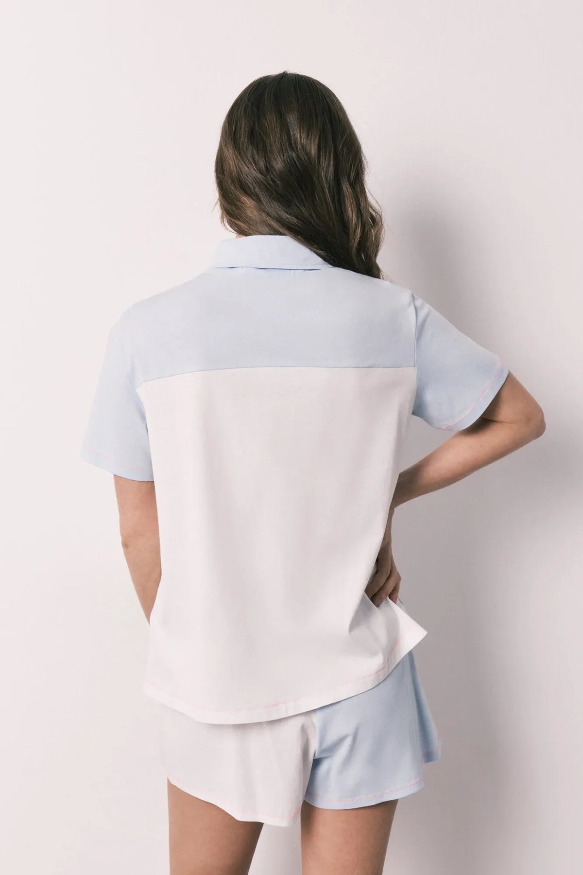 Women Secret Cotton Short Classic Pyjamas With Knot