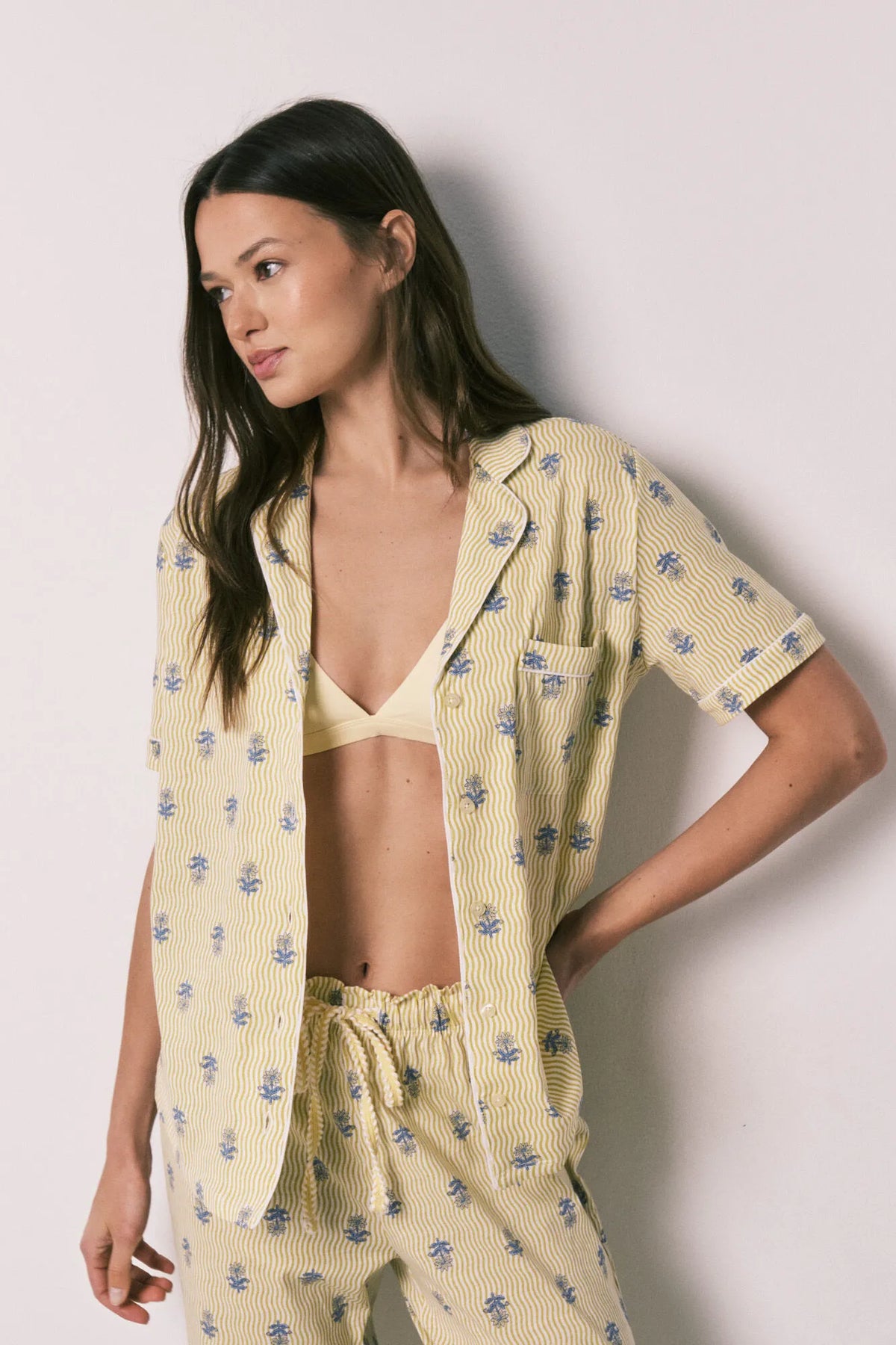 Women Secret Printed Cotton Classic Pyjamas