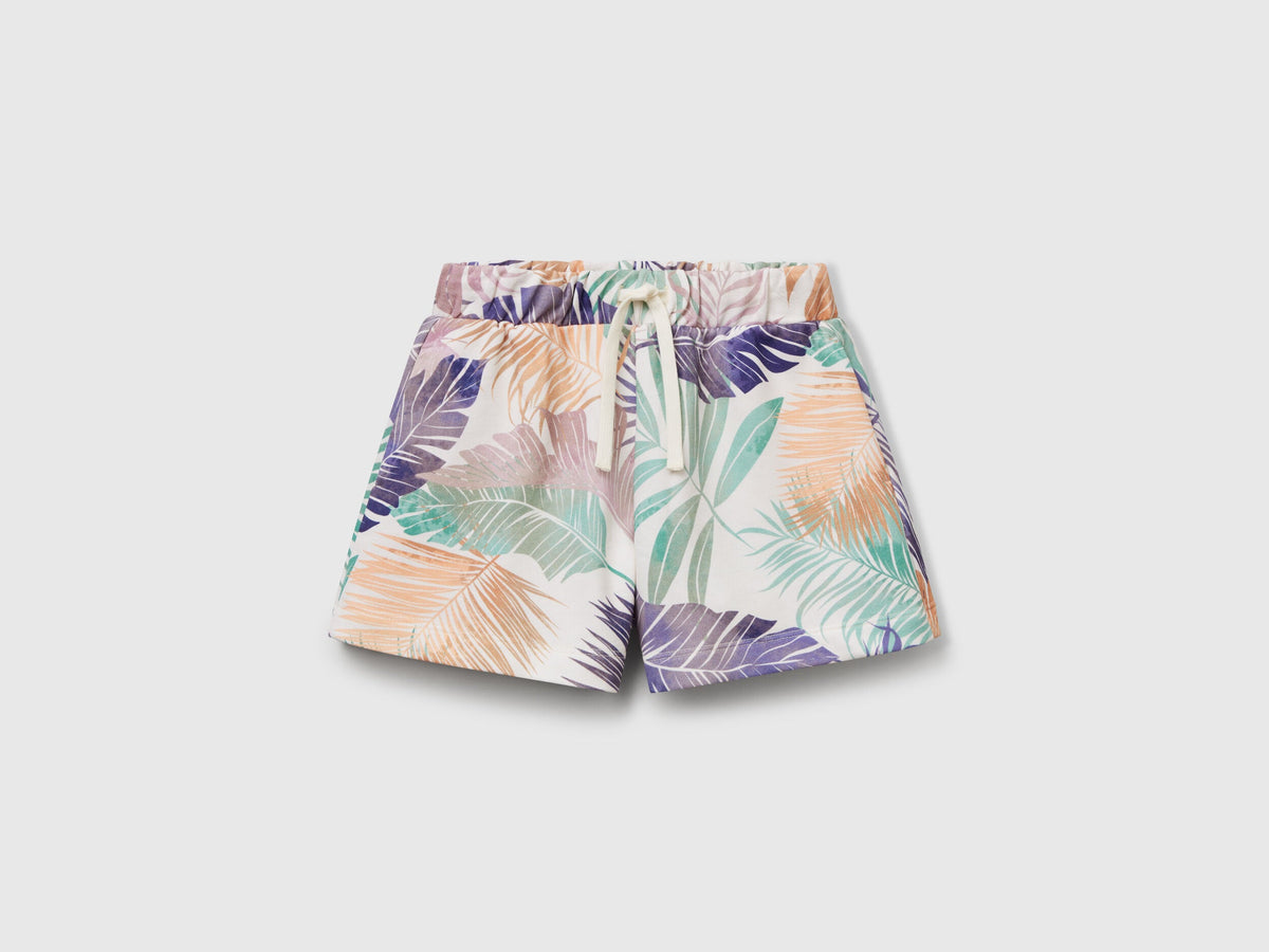 Benetton Tropical Print Shorts