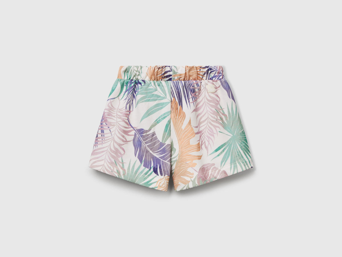 Benetton Tropical Print Shorts