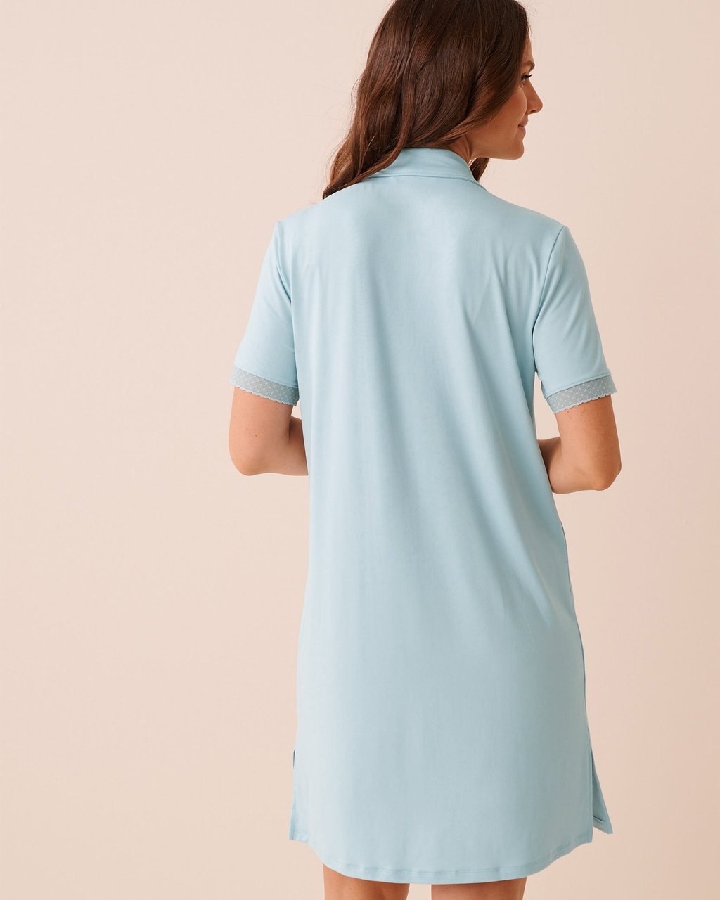 La vie en Rose Super Soft Lace Trim Sleepshirt
