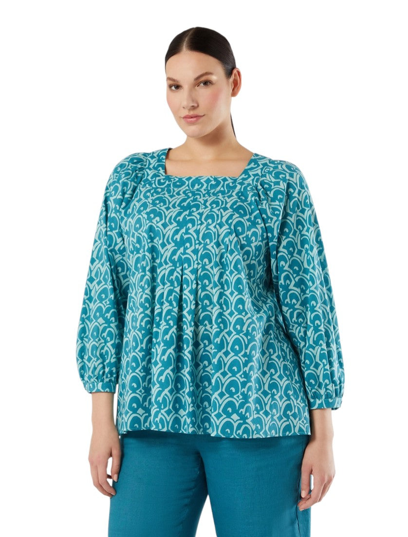 Marina Rinaldi Cotton poplin blouse