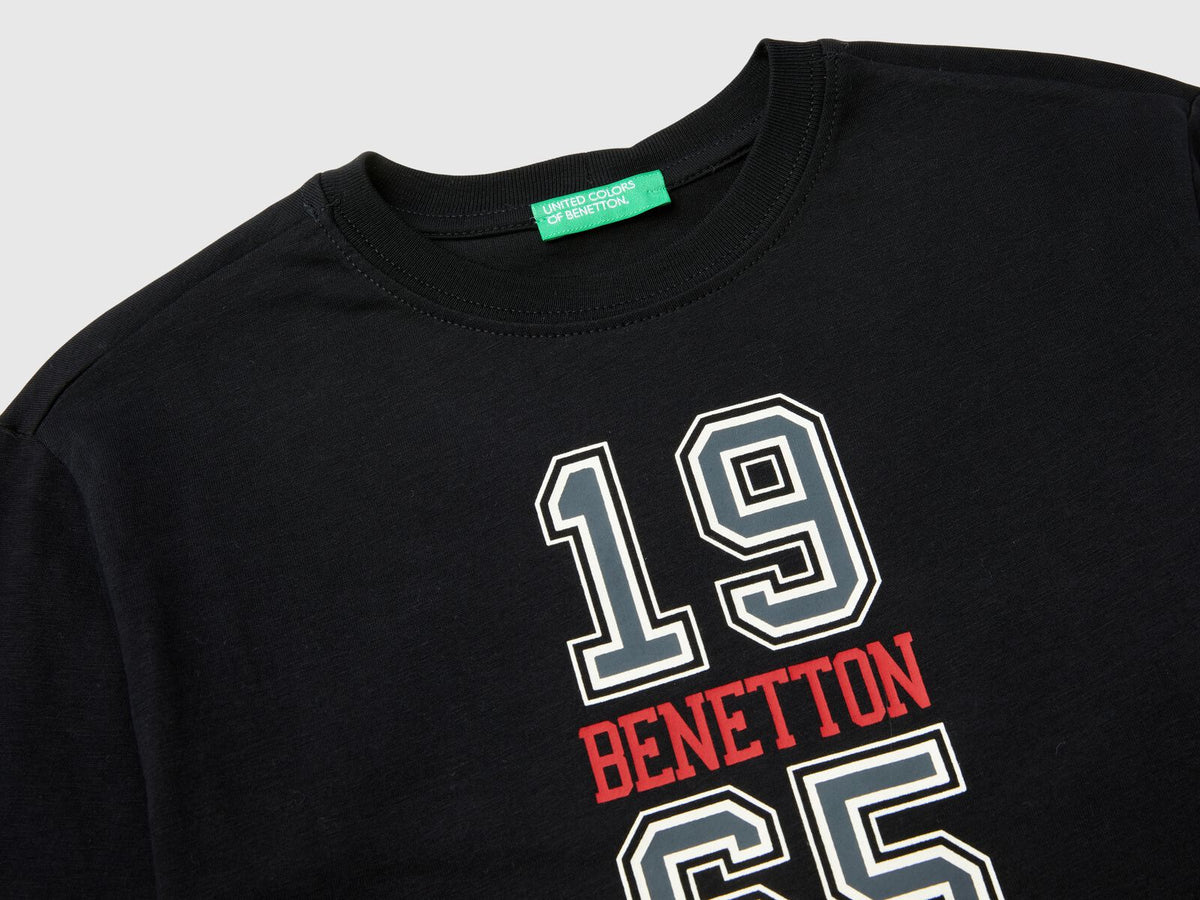 Benetton Printed Crew Neck T-Shirt For Kids
