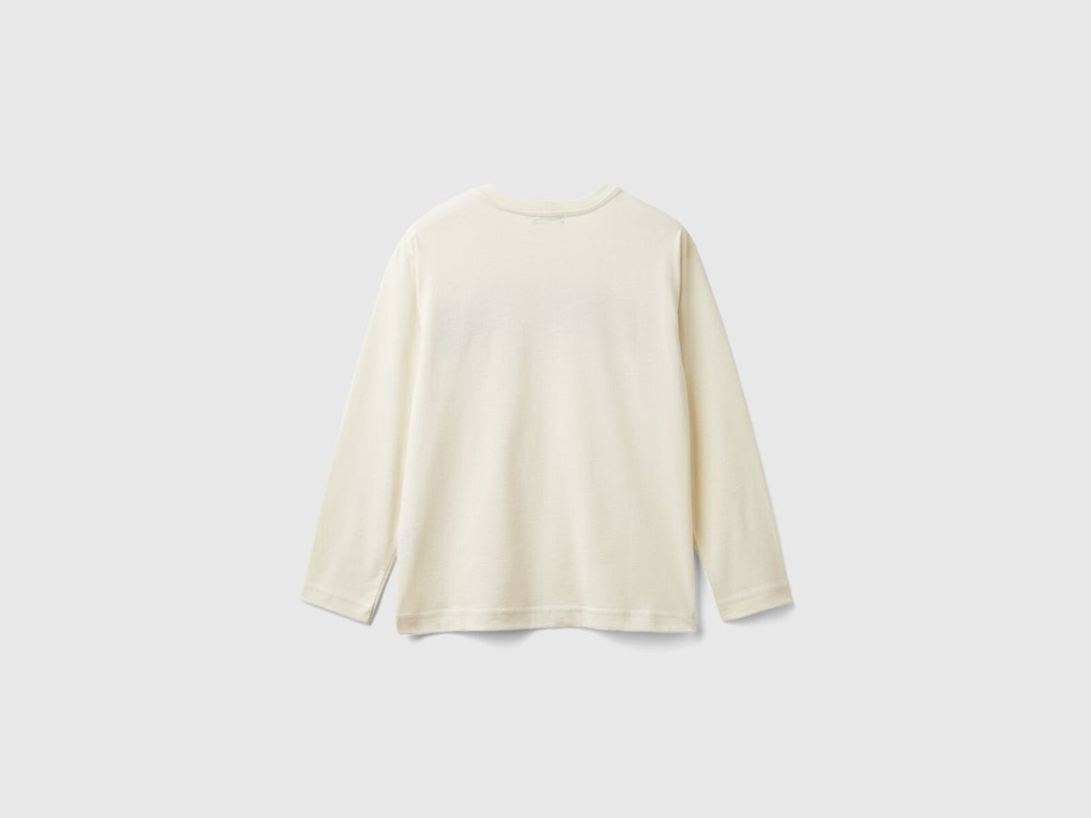 Benetton Printed Crew Neck T-Shirt For Kids