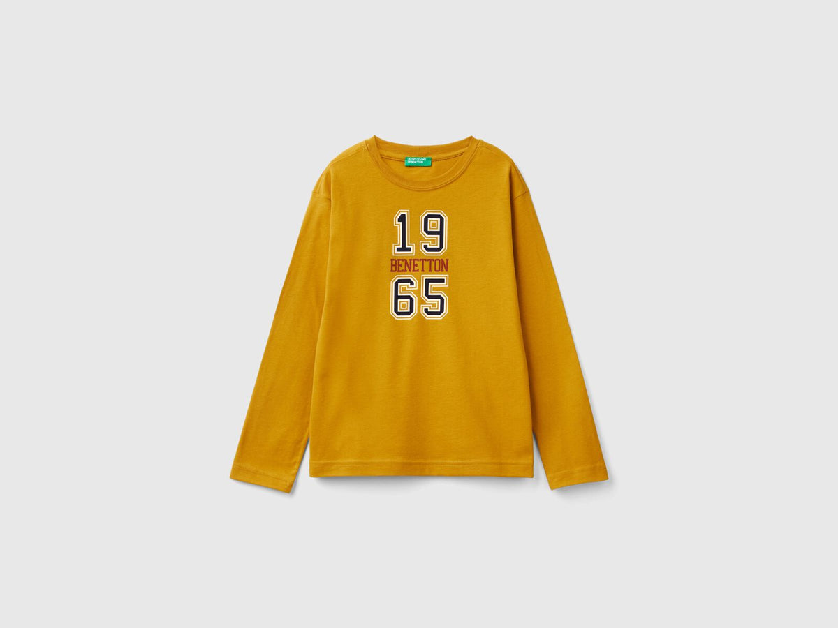 Benetton Printed Crew Neck T-Shirt For Kids
