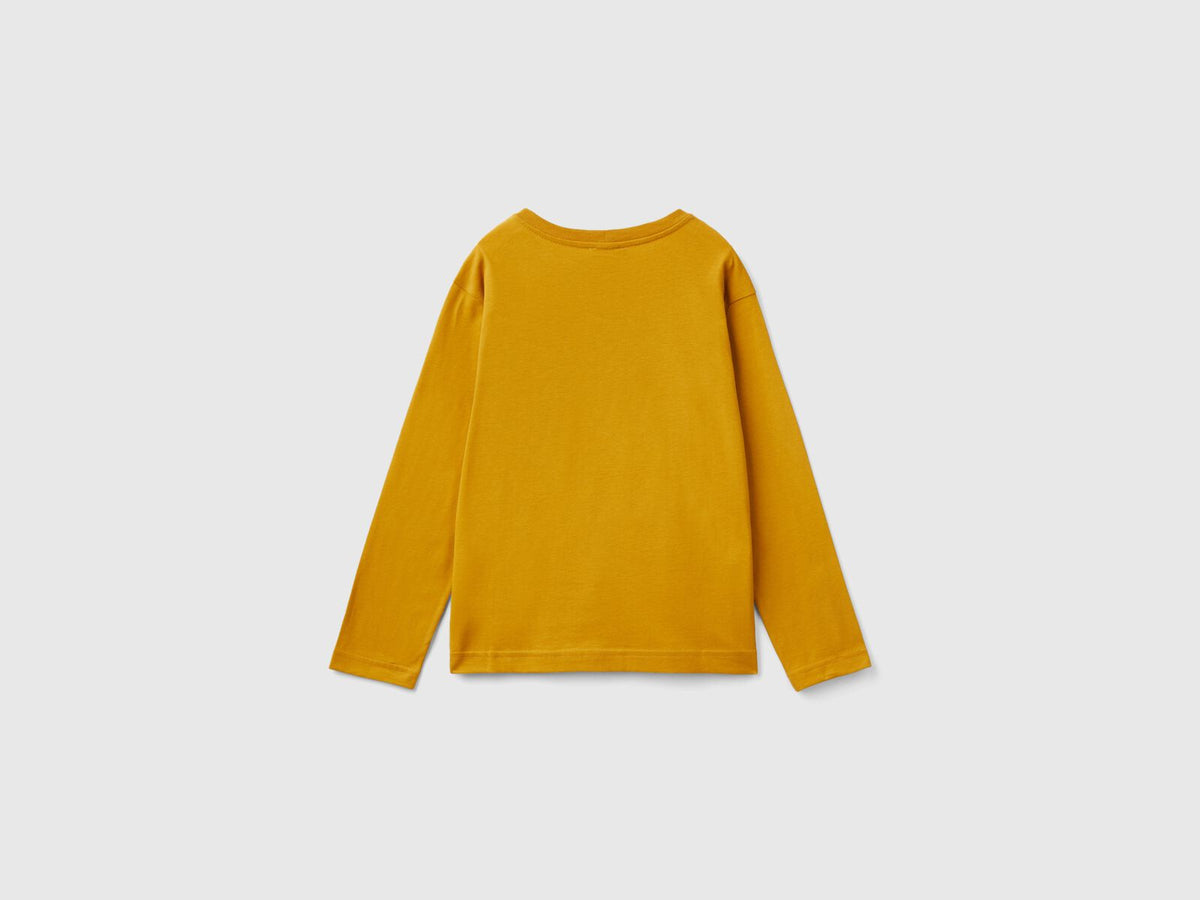 Benetton Printed Crew Neck T-Shirt For Kids