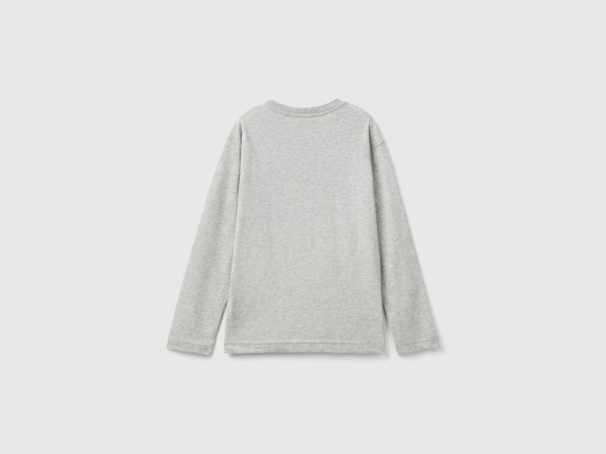 Benetton Printed Crew Neck T-Shirt For Kids