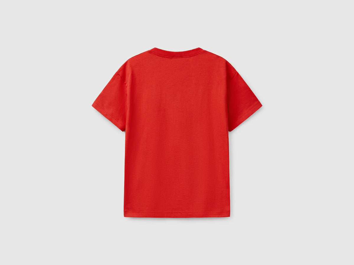 Benetton Short Sleeve Pure Cotton T-Shirt