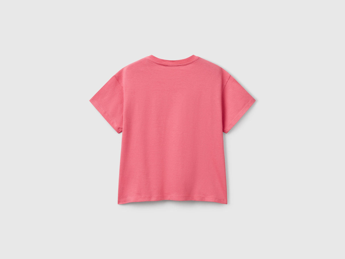 Benetton Sequin Print T-Shirt