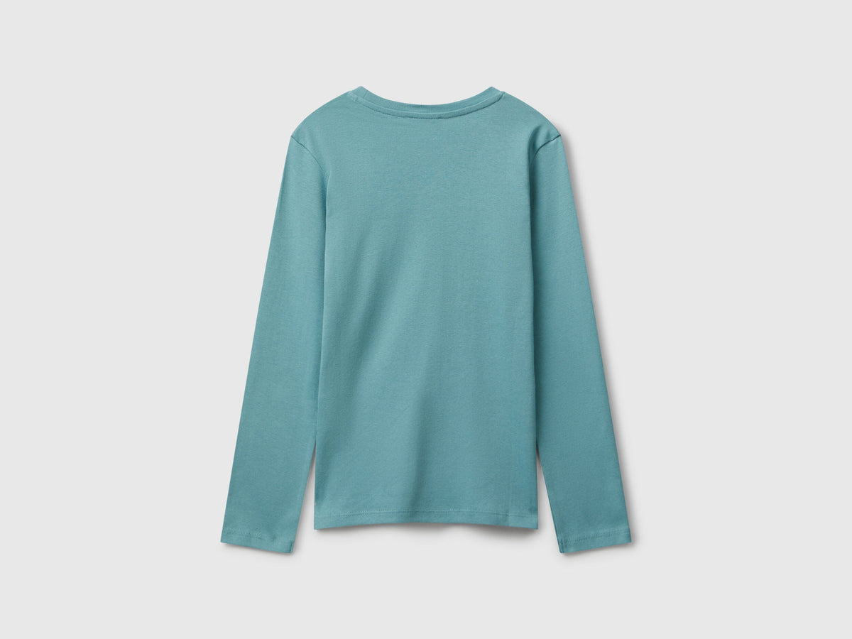 Benetton Glitter Print T-Shirt