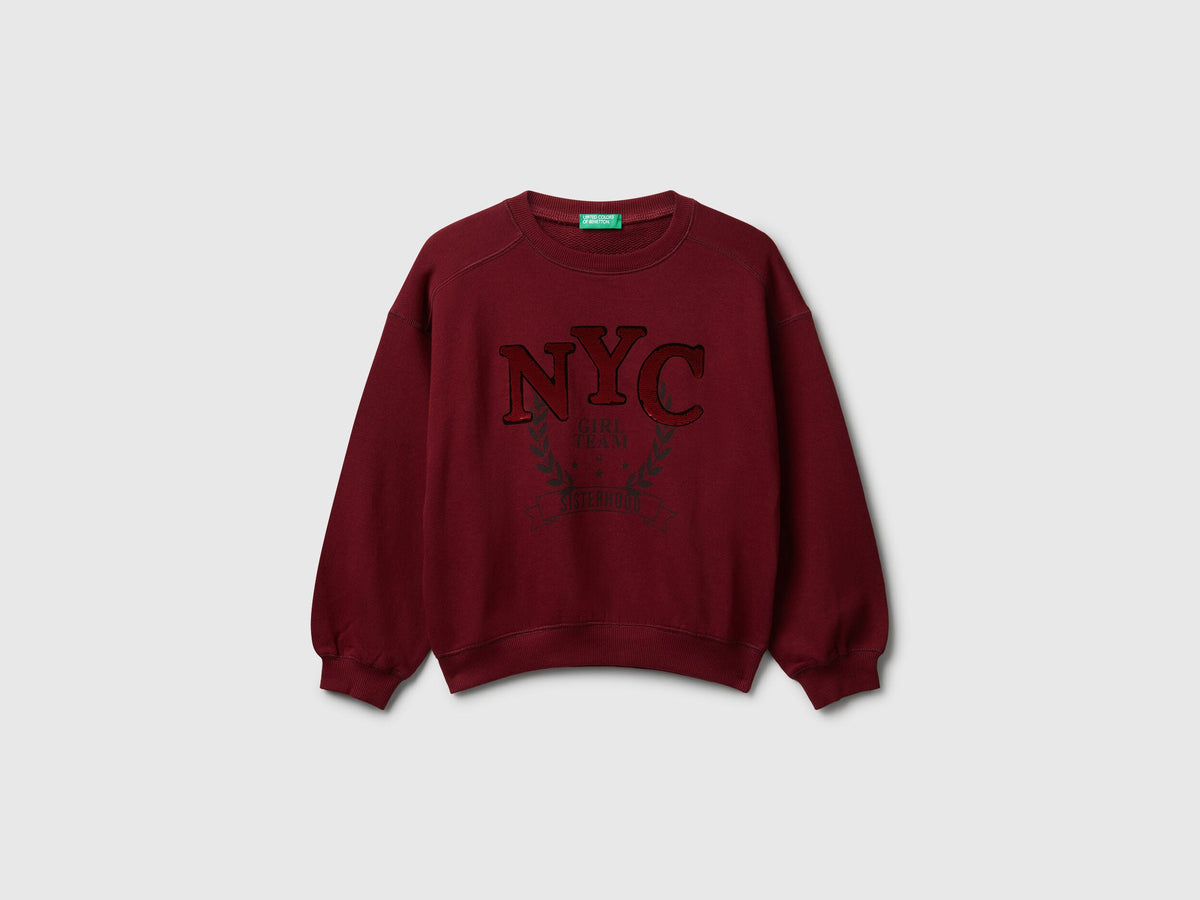 Benetton Sequin Sweatshirt