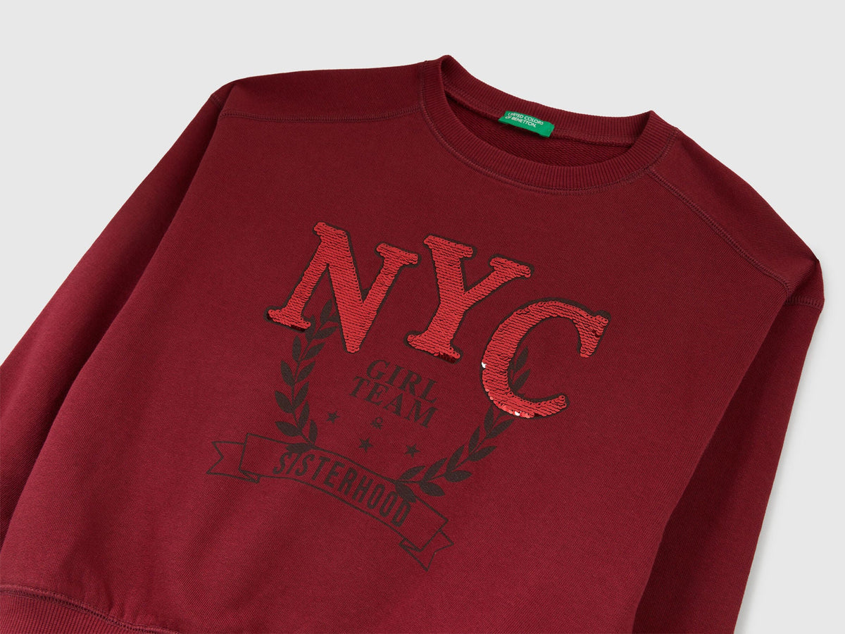Benetton Sequin Sweatshirt