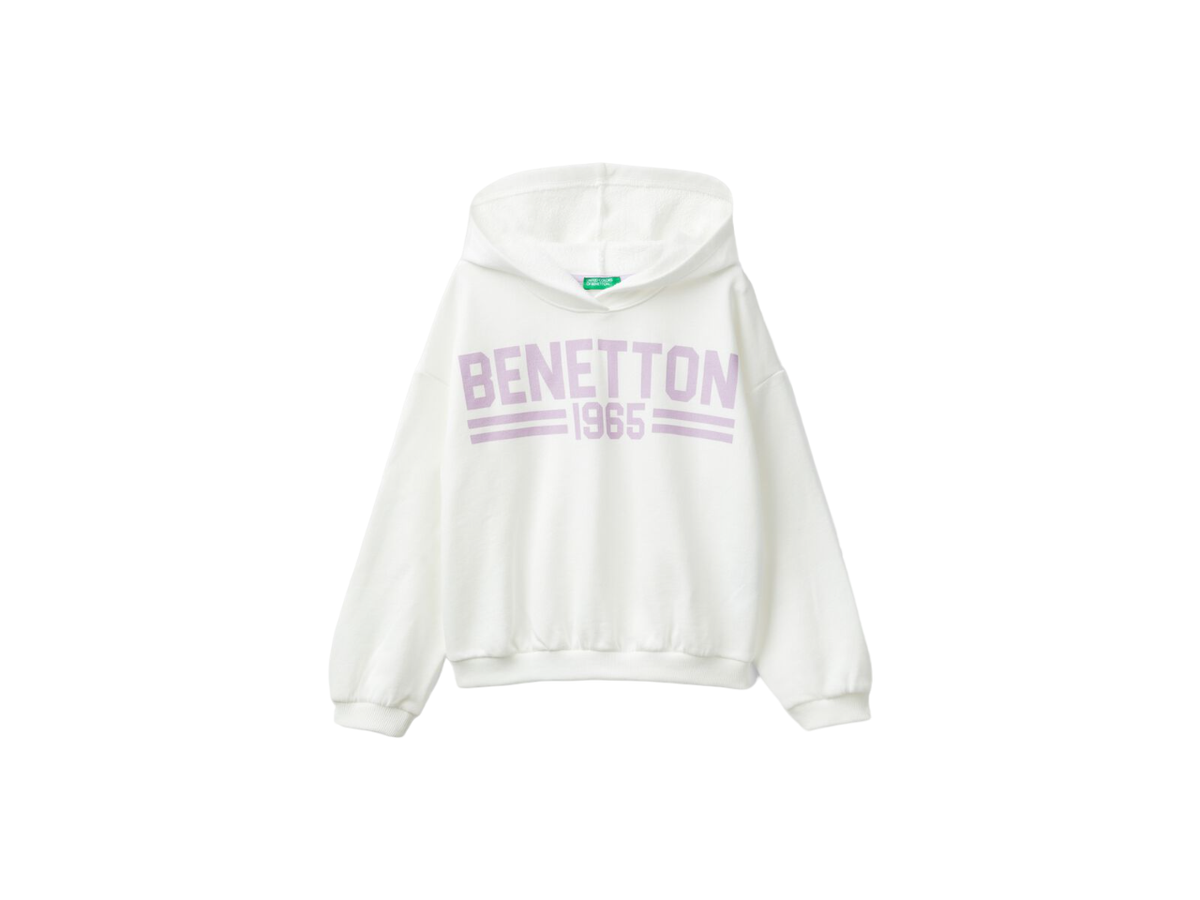 Benetton Long Sleeve Hood Sweatshirt