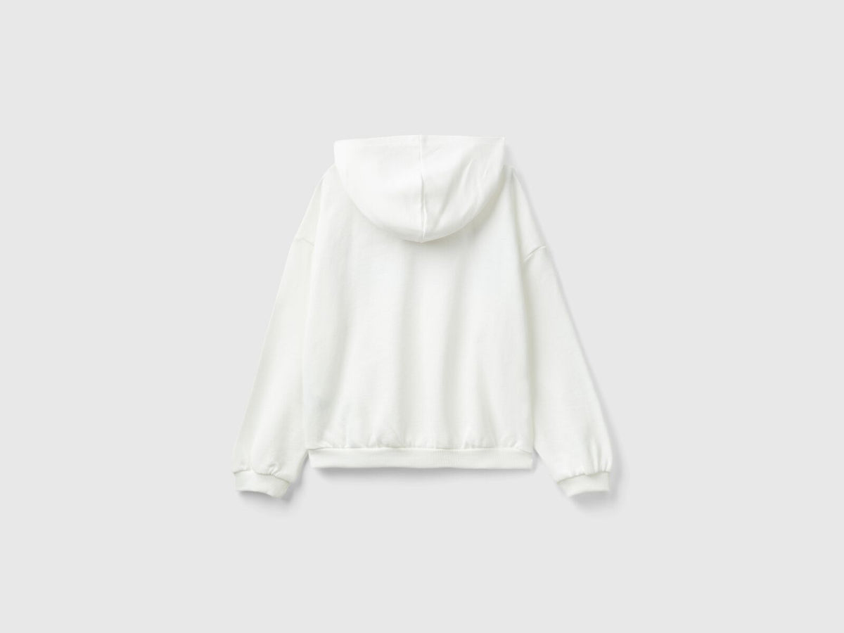 Benetton Long Sleeve Hood Sweatshirt