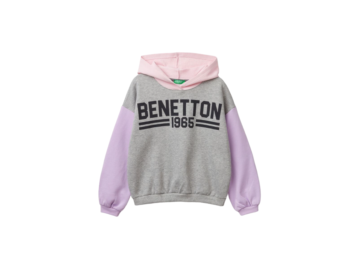 Benetton Long Sleeve Hood Sweatshirt