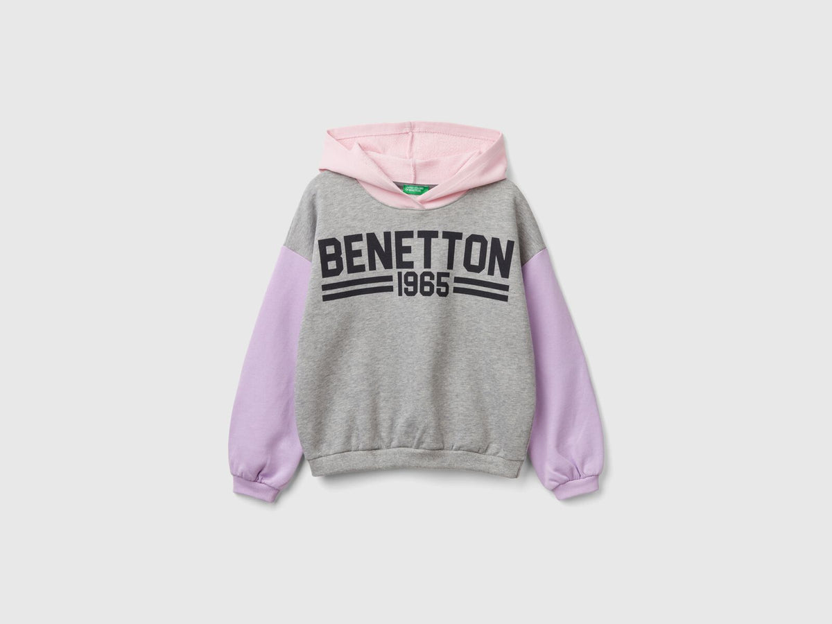 Benetton Long Sleeve Hood Sweatshirt