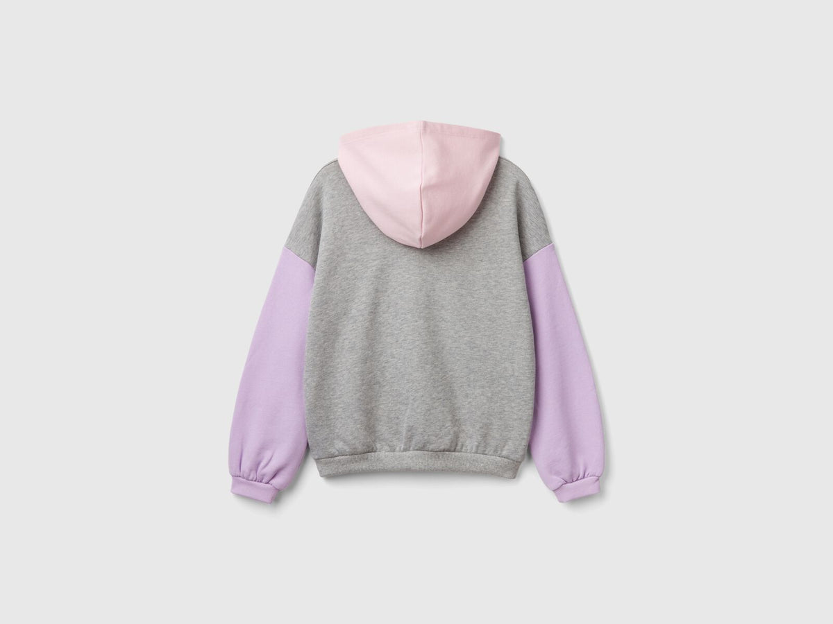 Benetton Long Sleeve Hood Sweatshirt