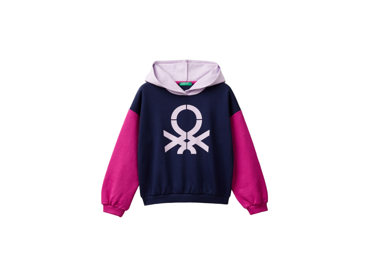 Benetton Long Sleeve Hood Sweatshirt