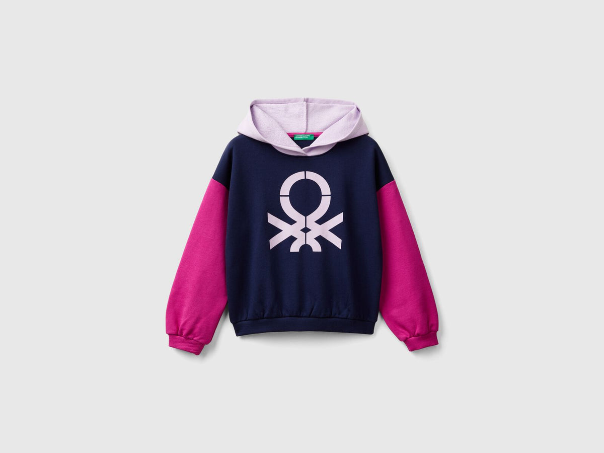 Benetton Long Sleeve Hood Sweatshirt