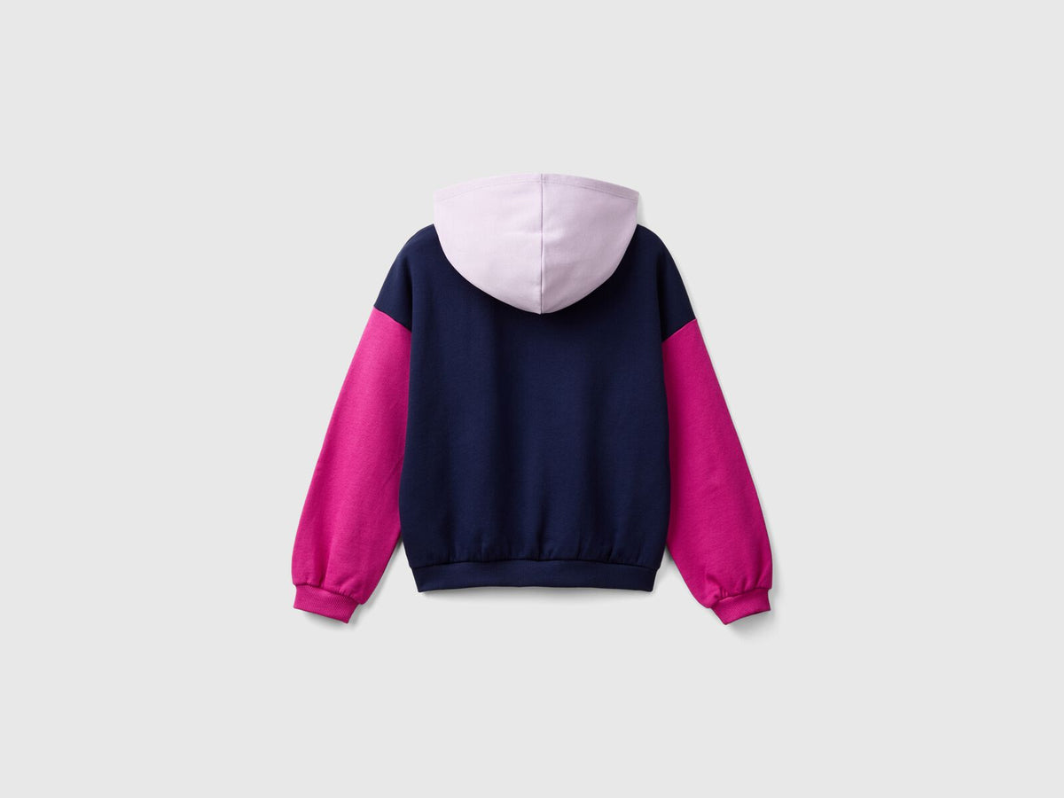 Benetton Long Sleeve Hood Sweatshirt