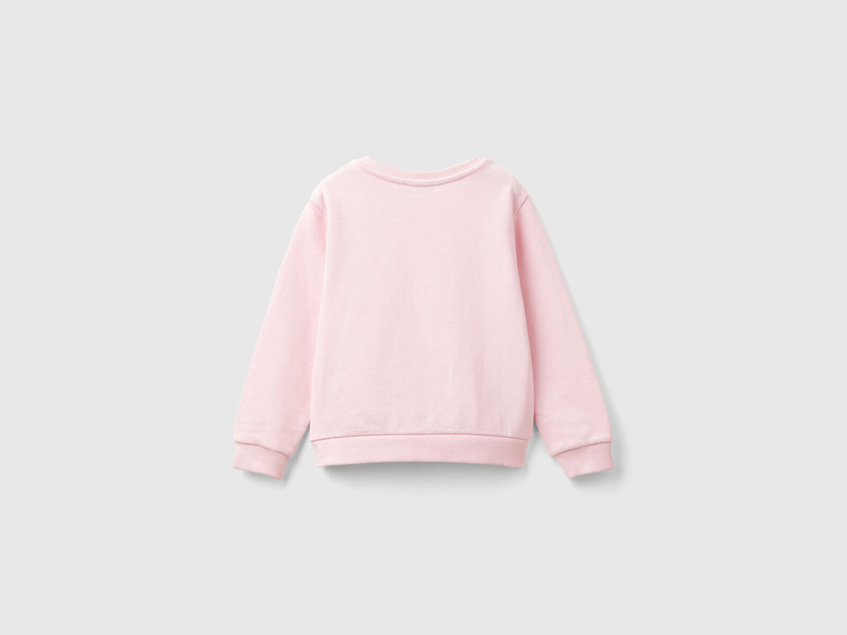 Benetton Logo Long Sleeve Sweater
