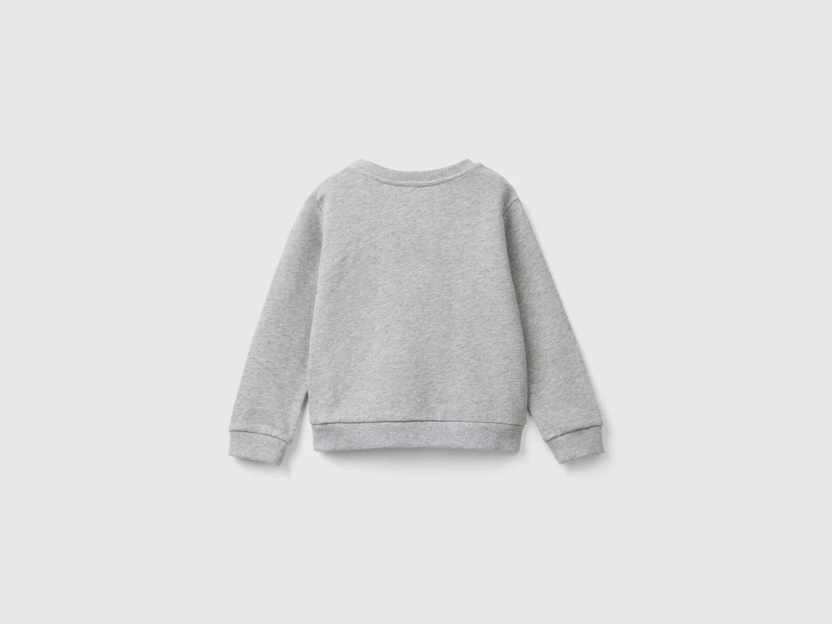 Benetton Logo Long Sleeve Sweater