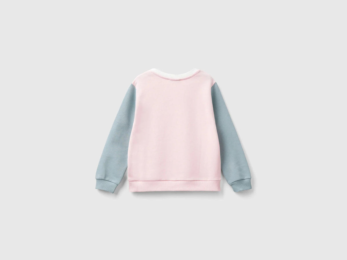 Benetton Logo Long Sleeve Sweater