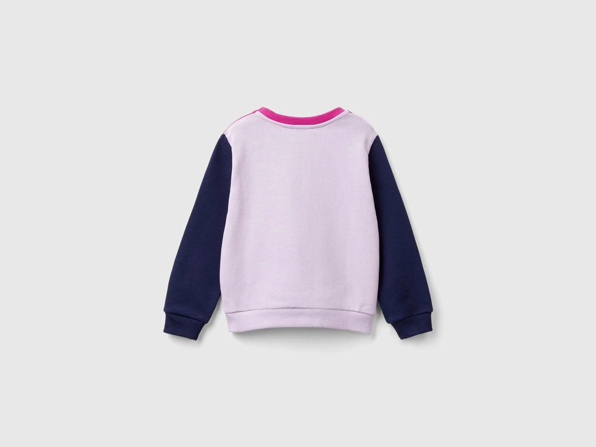 Benetton Logo Long Sleeve Sweater