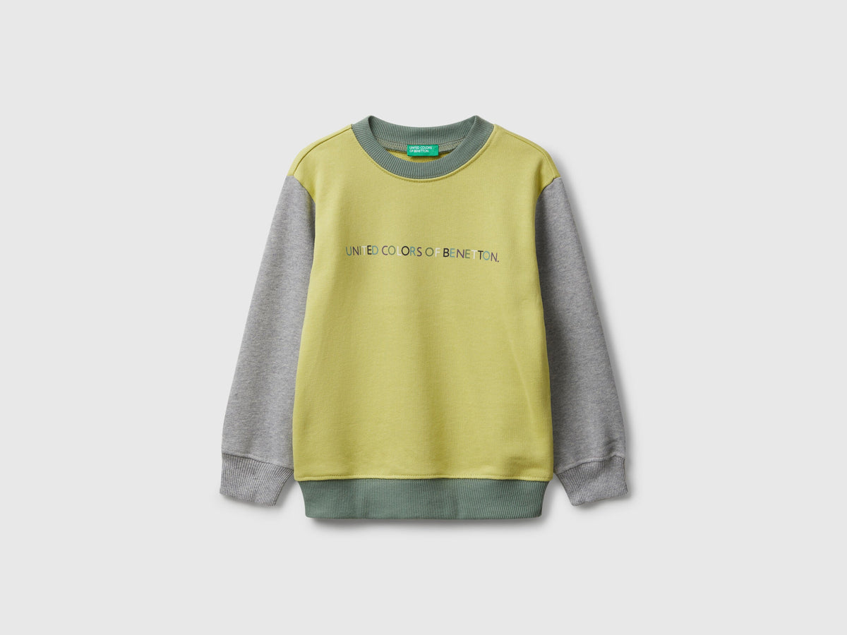 Benetton Printed Regular Fit Sweatshirt