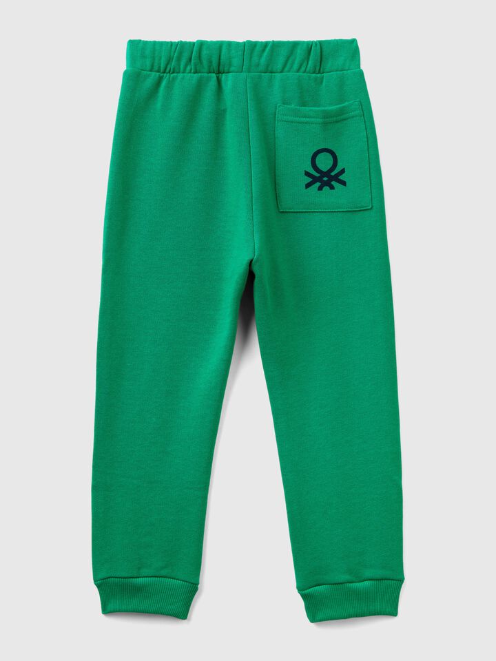 Benetton Logo Print Sweatpants