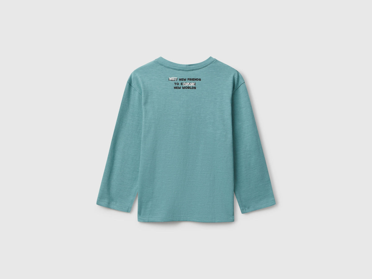 Benetton Monster Print T-Shirt