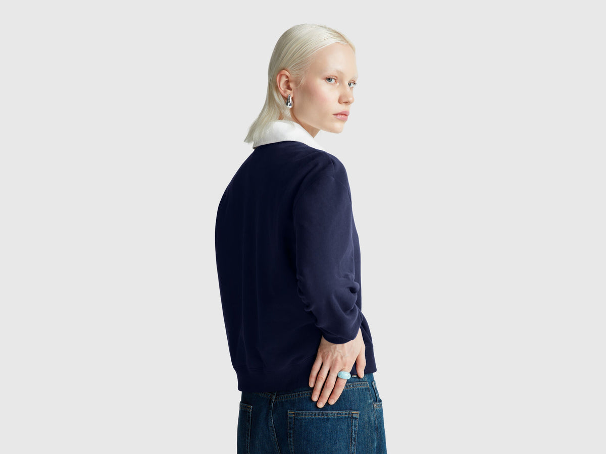 Benetton Comfort Fit Sweat Polo