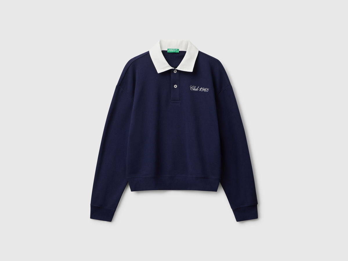 Benetton Comfort Fit Sweat Polo