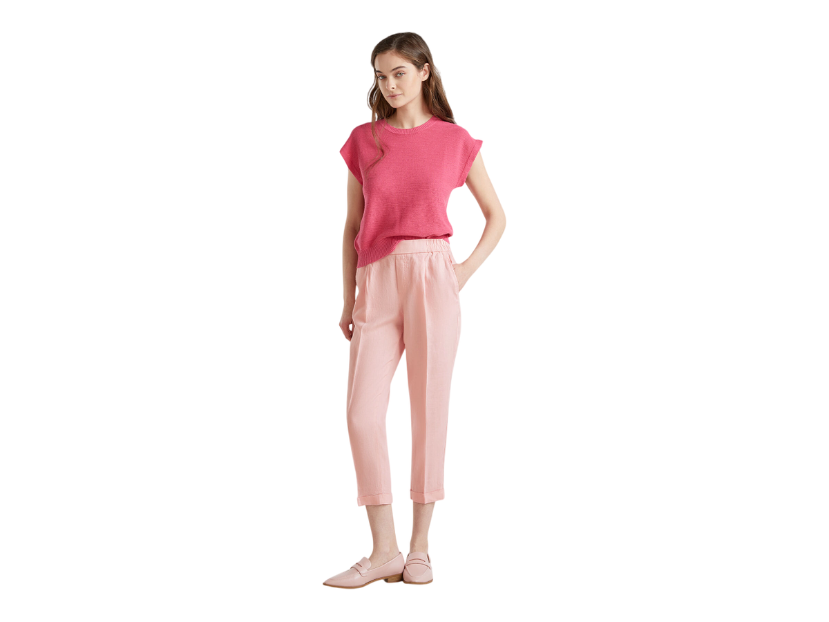 Benetton Cropped Trousers