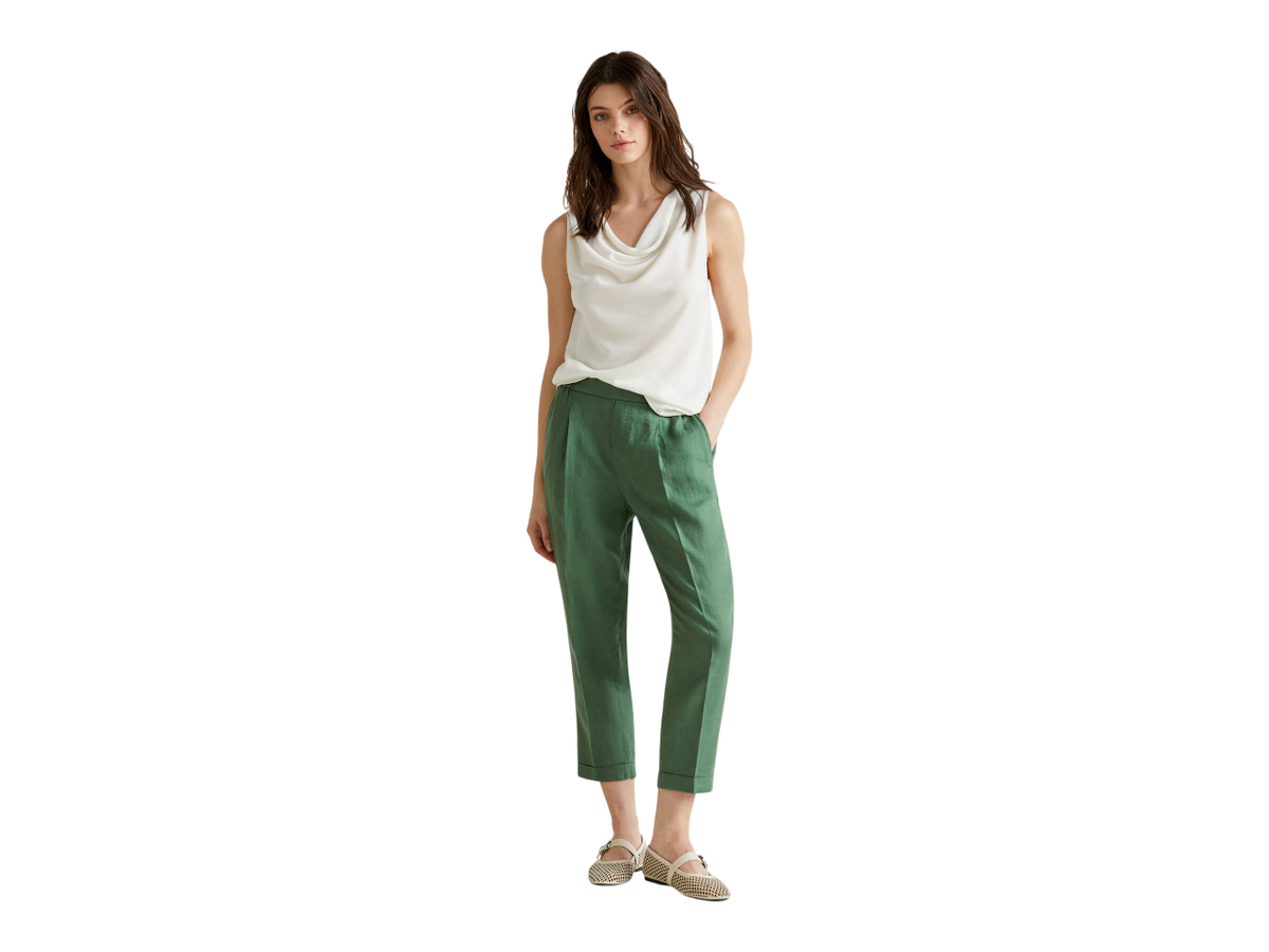 Benetton Cropped Trousers