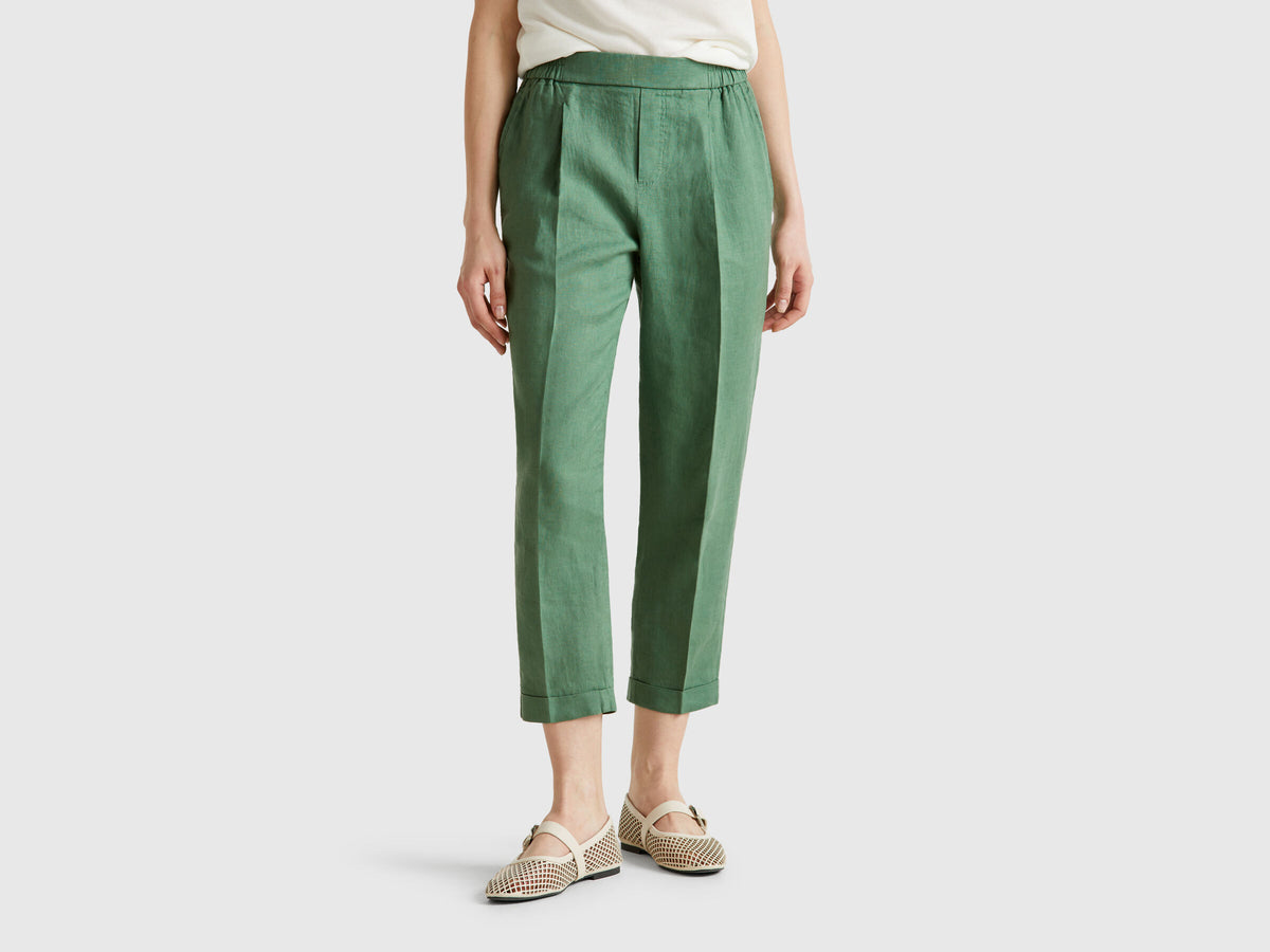 Benetton Cropped Trousers