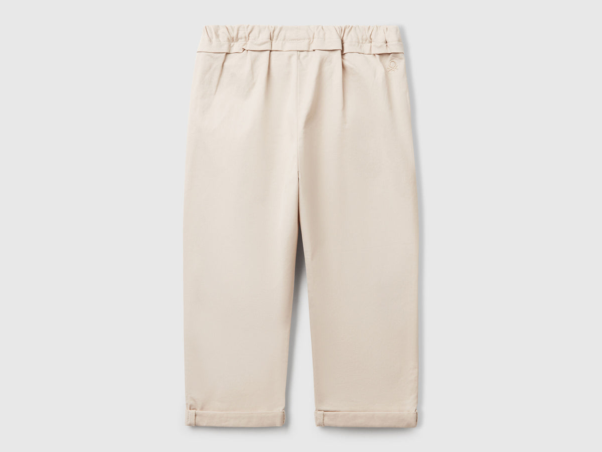 Benetton Girls Trousers With Bow