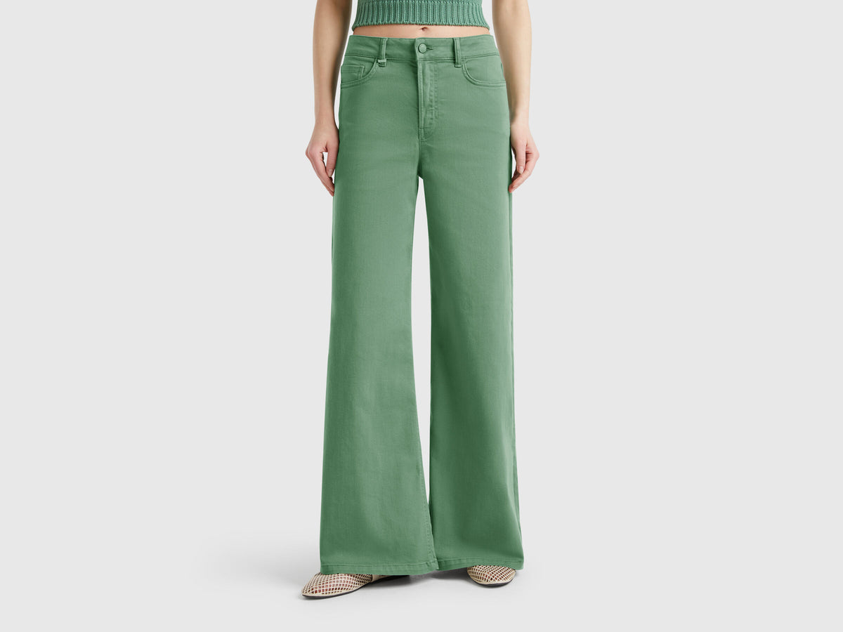 Benetton Loose Fit Trousers