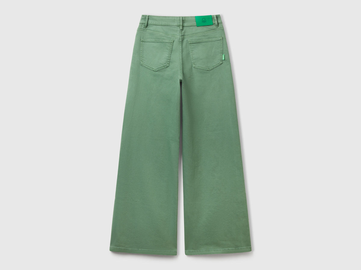 Benetton Loose Fit Trousers