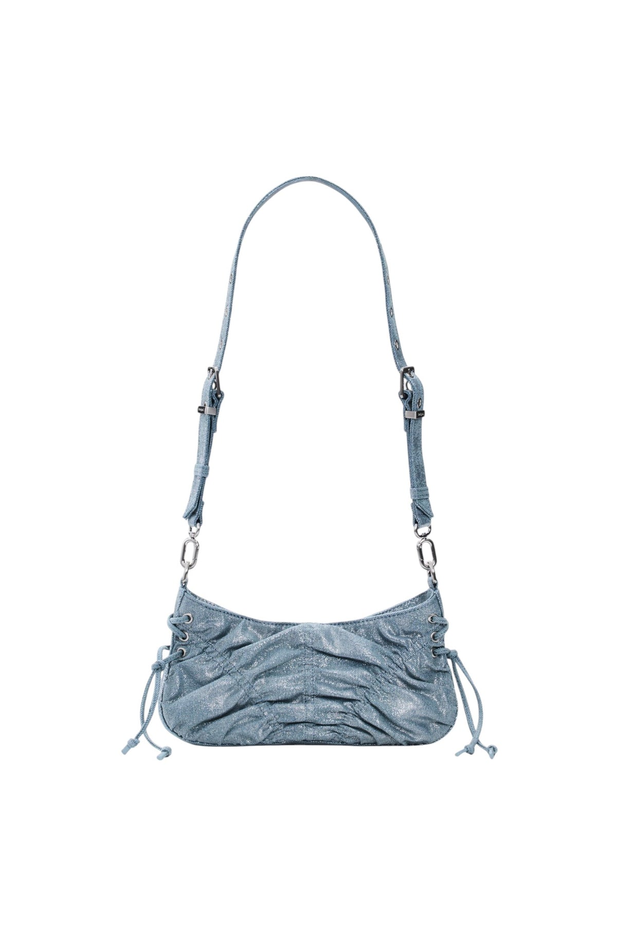 Desigual Small shoulder bag made of denim fabric