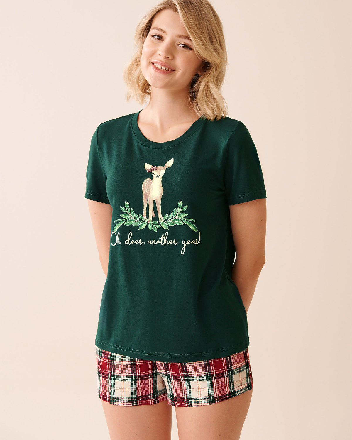 La Vie En Rose Deer Print Super Soft T-shirt