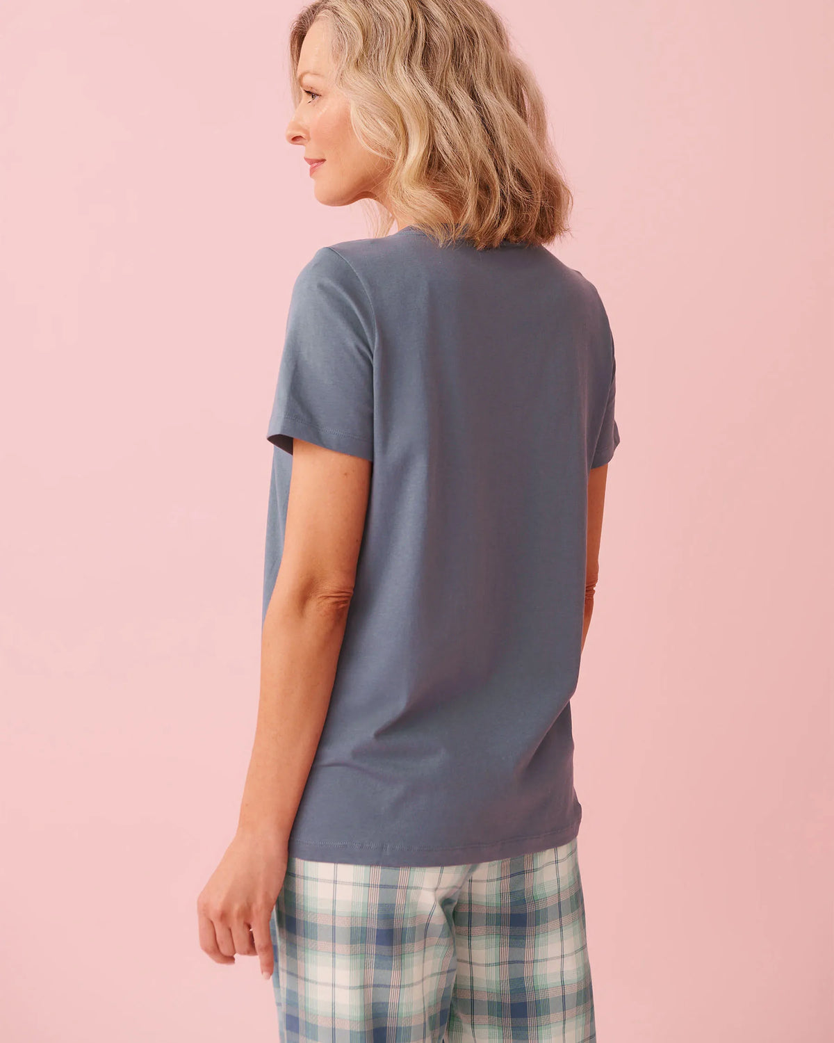 La vie en Rose Floral Print Cotton Crew Neck T-shirt