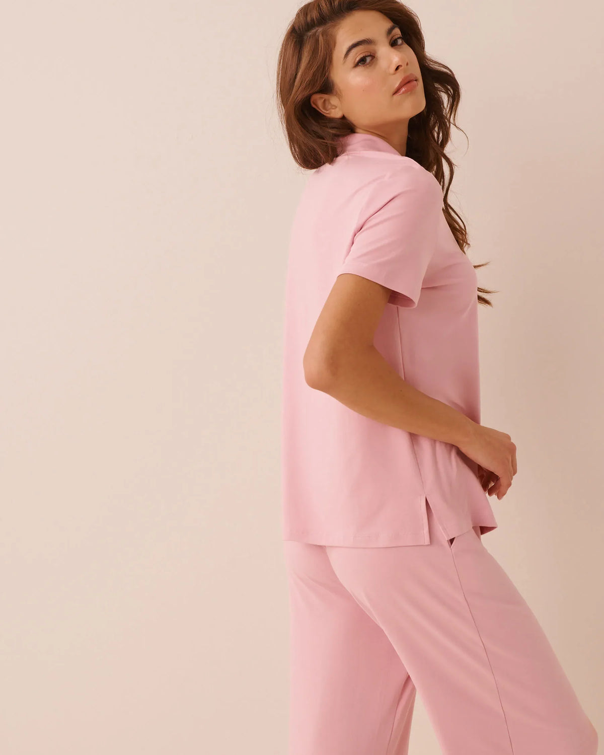 Super Soft Short Sleeve Button-Down Shirt