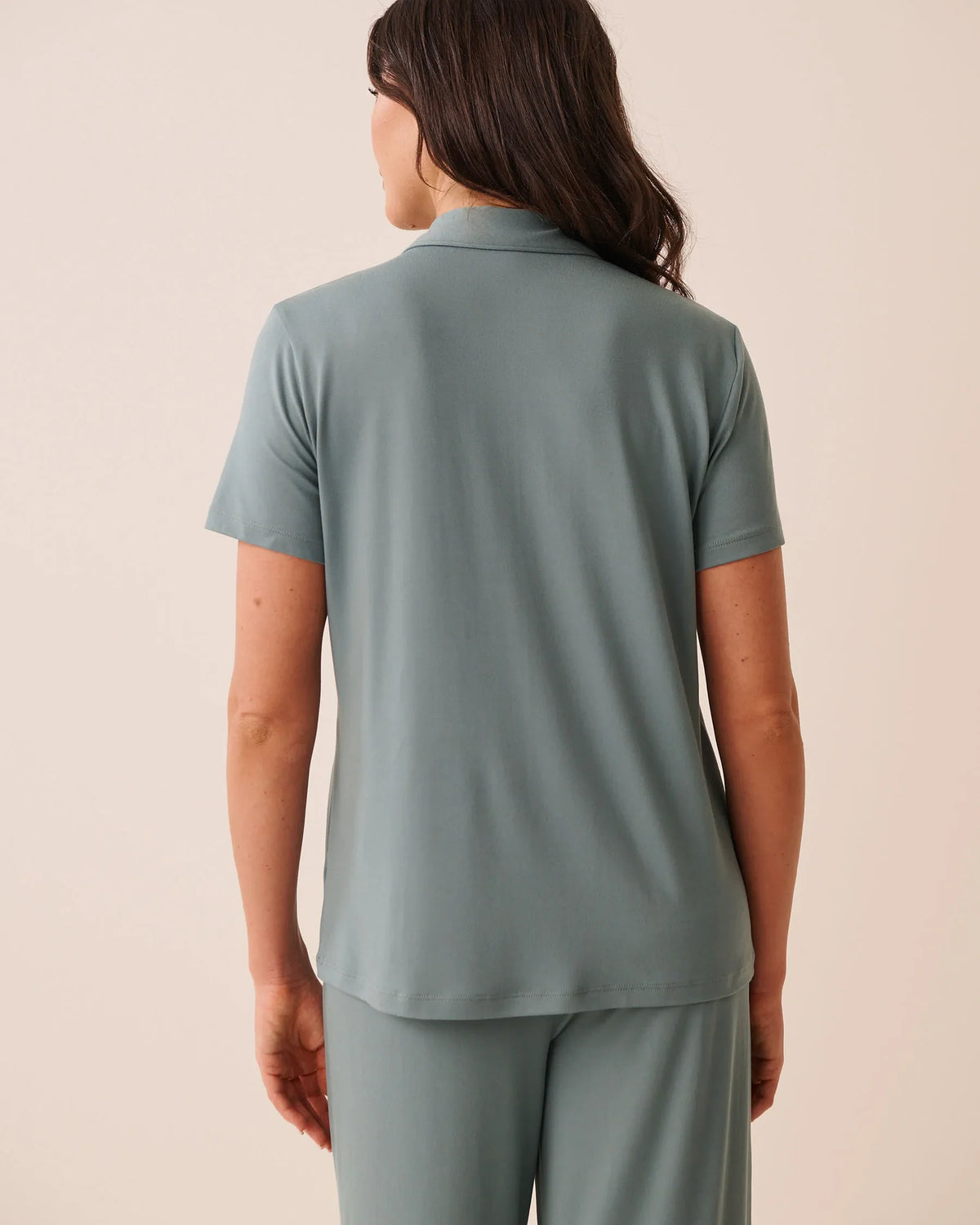 Super Soft Short Sleeve Button-Down Shirt