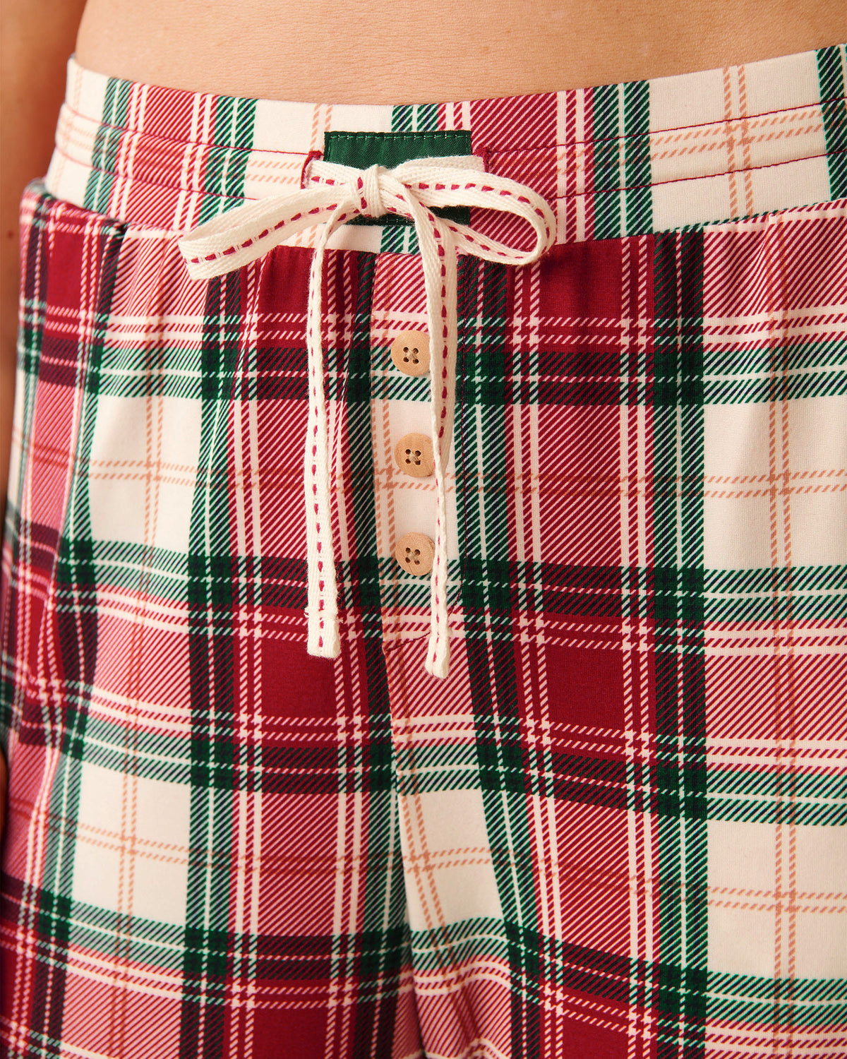 La Vie En Rose Red Plaid Super Soft Pajama Pants