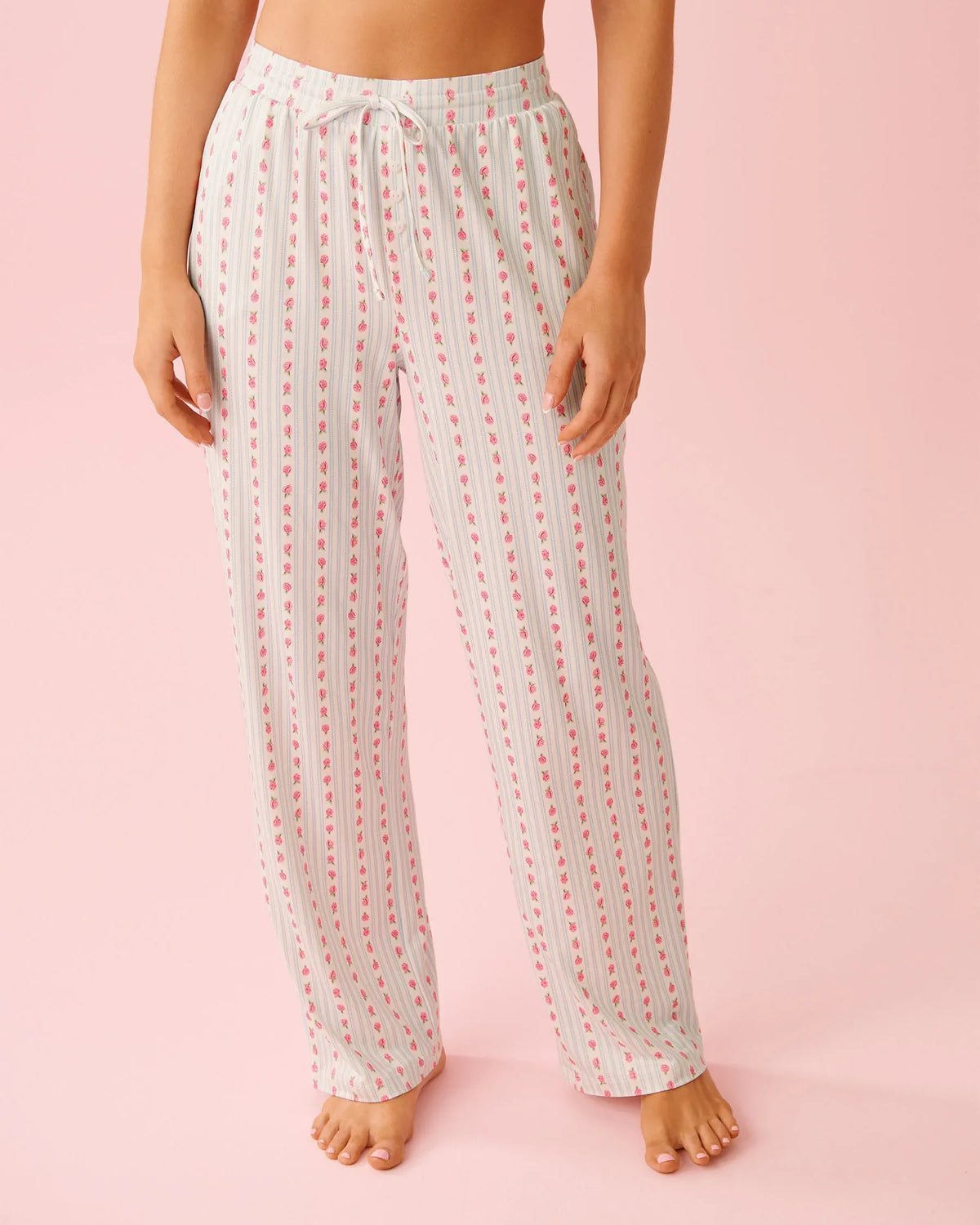 La vie en Rose Rose Print Super Soft Pajama Pants