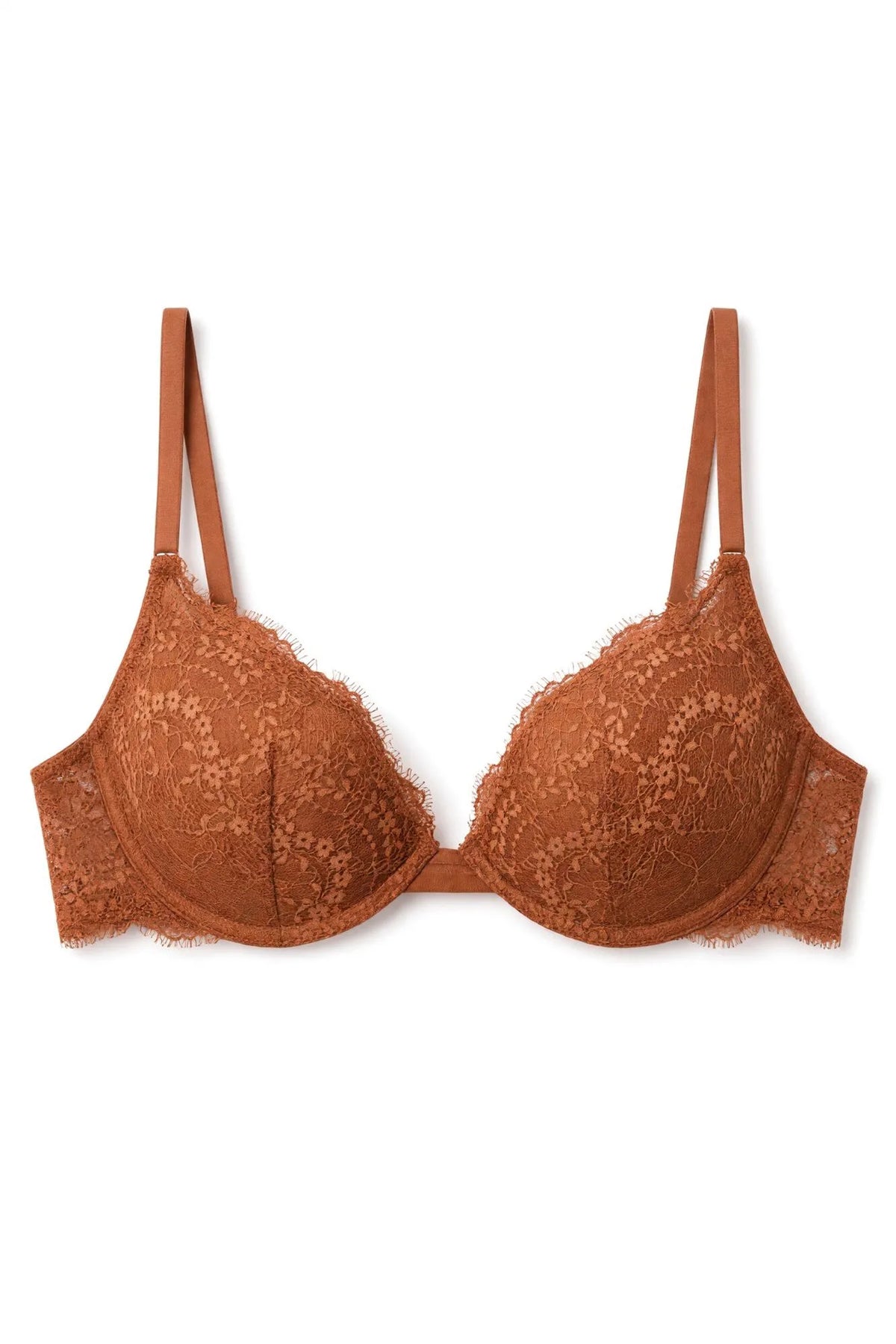 Brown Lace Push-Up Bra GORGEOUS in Different Cup Sizes
