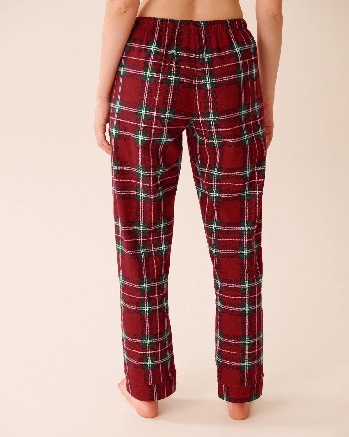La Vie En Rose Red Plaid Flannel PJ Set