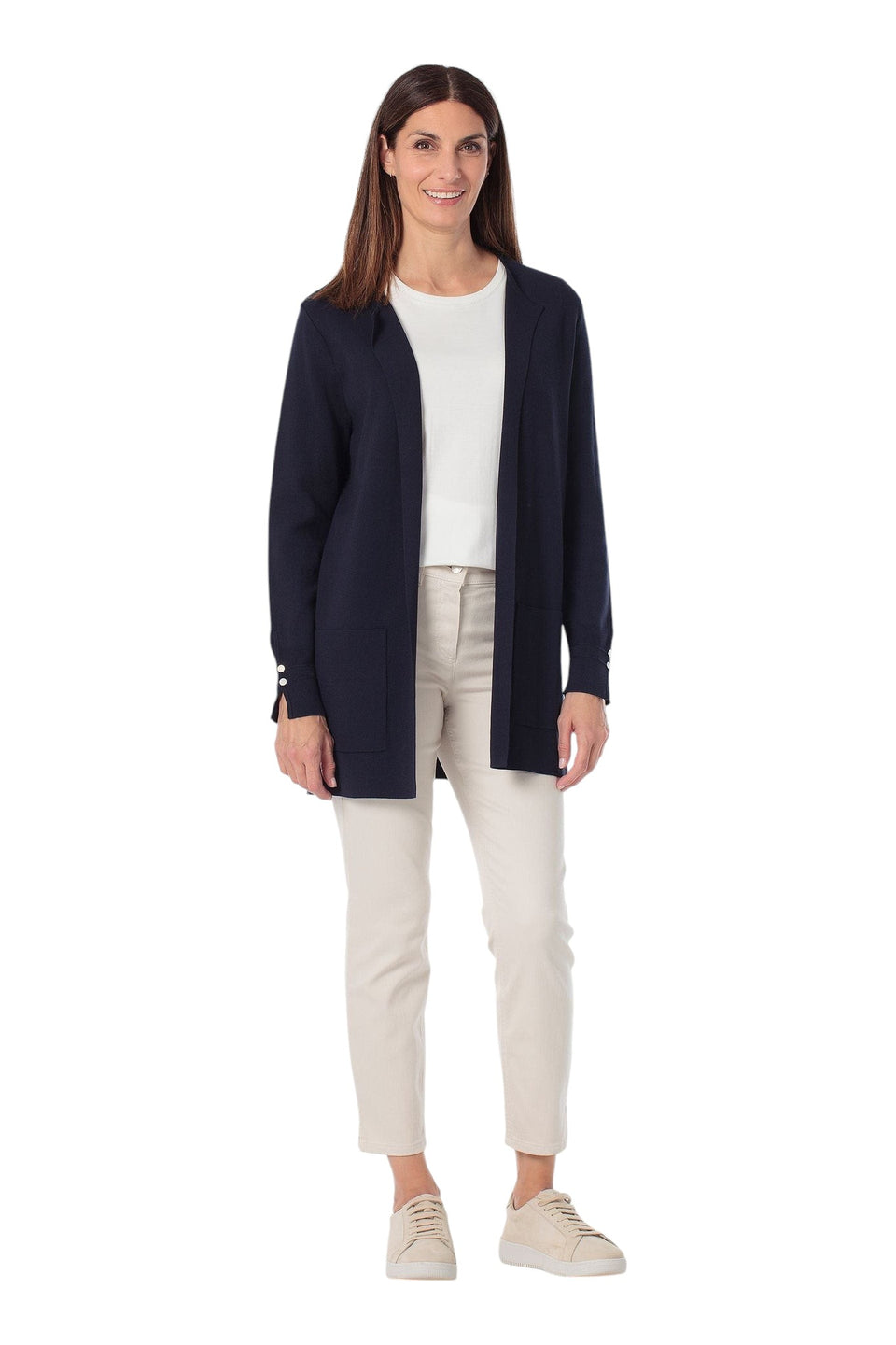 Gerry Weber Cardigan made of flowing fabric
